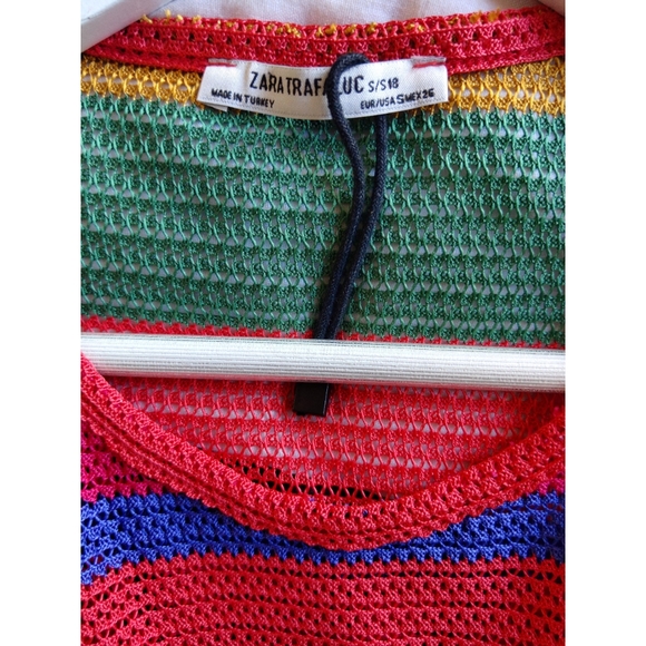 Zara Women's Caribbean Striped Flavour Top - Picture 2 of 3